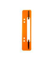 Įsegėlės segtuvams,  (pak. -25 vnt.), oranžinės