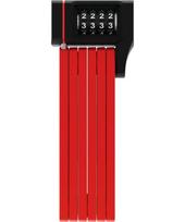 Dviračio spyna ABUS Ugrip Bordo 5700C/80, sulankstoma, su kodu, raudona