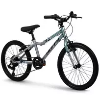 Dviratis „Huffy Literide Alu“ 20 colių, sidabrinės ir turkio spalvos (23005W)