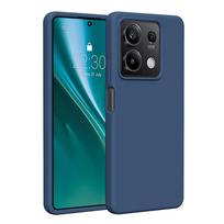 Etteri silikoninis dėklas telefonui Xiaomi Redmi Note 13 5G, tamsiai mėlynos spalvos