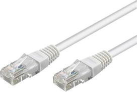 Goobay Patch Cable | 68638 CAT 6 U/UTP | PVC AWG 24/7 | Cable length: 7.5 m | White
