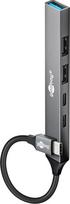 Goobay Slim 5-Port USB Hub, USB-C to USB-C/USB-A, 5Gbit/s | 74460