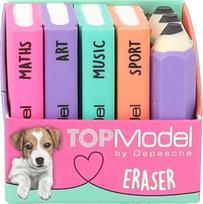 Topmodel - TOPModel Eraser Set - Mini School Books & Pencils (0412443)