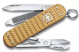 Victorinox Classic Precious Alox kišeninis peiliukas - Brass Gold 0.6221.408G