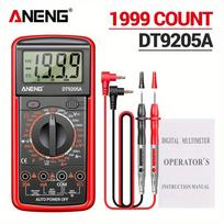 Skaitmeninis multimetras ANENG DT9205A-12,  DT9205A-12 Raudona dėžutė