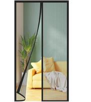 Went magnetinis durų tinklelis nuo vabzdžių 100 × 220 cm, juodas
