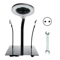 Didinamoji lempa, 40 LED, 15 kartų reguliuojama, skaitymui ir remontui