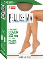 Kojinaitės BELLISSIMA Cover 20 den 3pr visone, Universalus