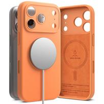 Ringke silikoninis magnetinis dėklas MagSafe iPhone 17 Pro - oranžinis