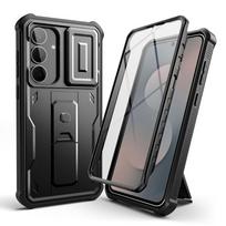 Tech-Protect Kevlar Cam+ dėklas, skirtas Samsung Galaxy S25 FE - juodas