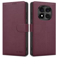 „Tech-Protect“ piniginės dėklas, skirtas „Xiaomi Redmi Note 15 Pro 5G“ – bordo spalvos