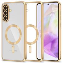 Tech-Protect MagFlex MagSafe Dėklas, skirtas Samsung Galaxy A37 5G - Transparent Gold