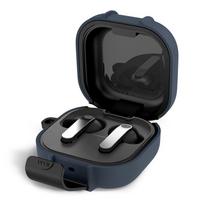 Tech-Protect Plonas kabliuko dėklas, skirtas Samsung Galaxy Buds 4 / 4 Pro - Navy Blue