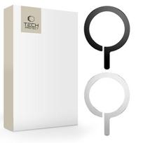 MagSafe Tech-Protect MetalRing universalus magnetas - juodas / sidabrinis (2 vnt.)