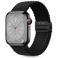 Tech-Protect Nylonmag dirželis, skirtas Apple Watch 4/5/6/7/8/9/SE (38/40/41 mm) – juodas