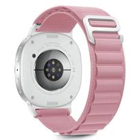 Tech-Protect nailono juostelinis dirželis, skirtas Samsung Galaxy Watch 40/44/46 mm – rožinis