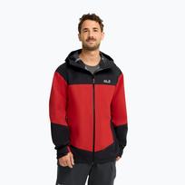 Vyriška striukė nuo lietaus Jack Wolfskin Rockpaw 3L siren red