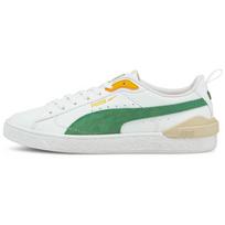 Puma Suede Bloc Balti Amazonės Žali Unisex Sportbačiai 380705-02 42