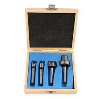 4PCS MT1 medienos tekinimo staklių tekinimo spurtinio puodelio centro rinkinys, skirtas medienos tekinimo įrankiui