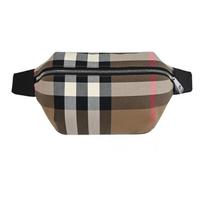 Burberry Vintažinio rašto drobės juosmens krepšys Ruda Smėlio spalvos Reguliuojama juosta Per petį Sling krepšys Vyrams Kasdienėms kelionėms 80845551 Basic Set (Bag+Dust Bag)