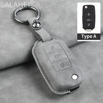 Avikailio Odos Automobilio Raktų Dėklas Dangtelis Raktų Pakabukas VW Volkswagen Polo Tiguan Passat Golf MK Jetta Skoda Kodiaq Superb Octavia Seat