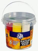 Plastelino rinkinys "astra" - 6 spalvos
