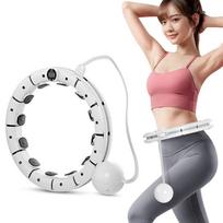 Smart Counting Fitness Hoop Body Building Exercise Ring Sport Equipment beige