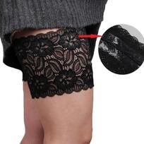 Elastiniai Anti-Chafing Šlaunų Juostelės Apsaugo Šlaunis Nuo Trinimosi Kojinės moteriška mada S balta