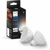 Išmaniojo (Smart TV) ir televizoriaus priedas Connected bulb - PHILIPS HUE - MR16 - White light - Bluetooth compatible - Pack of 2 - Works with App and voice