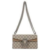 Gucci Dionysus Tigro Galva Su Kniedėmis Dvigubas G Logotipas Senovinis Gėlių Raštas Drobės Ir Odos Mozaika Moliuskas Formos Rankinė Box(Basic Set+Box) smėlis/juodmedis