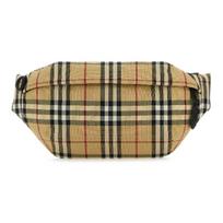 Burberry Vintažinio rašto nailoninė juosmens rankinė vyrams, šviesiai ruda Gift Box Package (Basic Package + Original Box) ruda