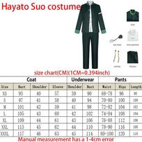 Anime Cosplay Kostiumas Hayato Suo/hajime Umemiya/haruka Sakura/kyotaro Sugishita Mokyklinė Uniforma Comic Con XS