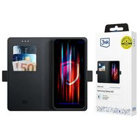 3MK Samsung Galaxy S25 Edge black wallet case