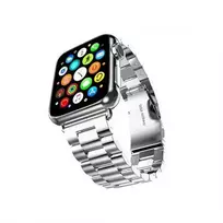 Mercury smartwatch strap for Apple Watch (42/44/45 mm) | Stainless steel | silver