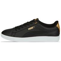 Puma Vikky V3 Patogūs universalūs žemi sportbačiai Moteriški sportbačiai Juodi auksiniai 386382-01 35.5