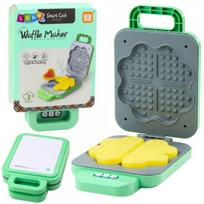 LEAN Toys Toy Waffle Maker For Kids Battery Operated Light Blushing Green