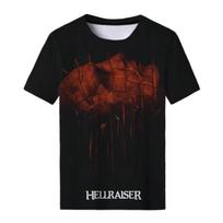 Vasaros Siaubo Filmo Hellraiser Marškinėliai Baisus 3D Spaudinys Streetwear Vyriška Mada Perdyelis Marškinėlis Vyriški Marškinėliai Viršūnės Drabužiai S
