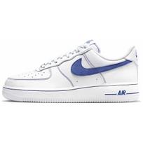 Nike Air Force 1 07 LV8 Balti Tamsiai Karališki Vyriški Sportbačiai Tamsiai Karališkos Mėlynos HQ2037-100 41 white