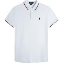Polo Ralph Lauren Ss24 Arkliuko Logotipo Siuvinėtas Polo Marškinėlis Vyriški Polo Marškinėliai Baltas 710715325-006 XL white