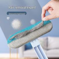 Pet Hair Remover for Cats and Dogs - Sticky Scraper for Carpet and Bed Cleaning. Pet Hair Removal Brush
