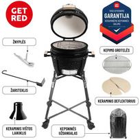 Get Red KAMADO KEPSNINĖ 16 colių (40 cm) Get Raudona