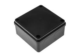 Paskirstymo dežute S-BOX, IP65, juoda, paviršinis, 100 x 100 x 50 mm, UV