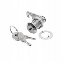 Spynelė su cilindru ir dviem raktais, 20 mm, metalinė