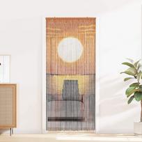 Kenkėjų Durų Užuolaida multicolor 200 x 90 cm Bambukas