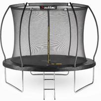 Lauko batutas su apsauginiu tinklu Outtec 244cm Safe Jump Pumpkin -Black (Pristatymas: 1-2 d.d.)