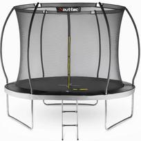 Lauko batutas su apsauginiu tinklu Outtec 244cm Safe Jump Pumpkin -Gray (Pristatymas: 1-2 d.d.)
