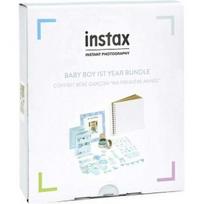 instax rinkinys 1-ajam vaiko gimtadieniui, mėlynas (rėmelis, albumas, lipdukai ir dekoruota lipni juostelė)