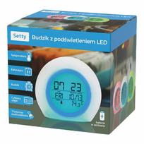 "Setty" žadintuvas su LED šviesa mėlynos spalvos JZ-212