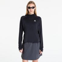 Nike ACG Women's UV-Resistant Hooded Trail Running Mid-Layer Top Black/ Black/ Summit White - Dydis S (IO9755-010 Marškinėliai)