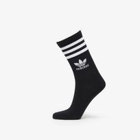 adidas Originals Mid Cut Crew Socks 3-Pack White/ Medium Grey Heather/ Black - Dydis XL (IL5023 Kojinės)
